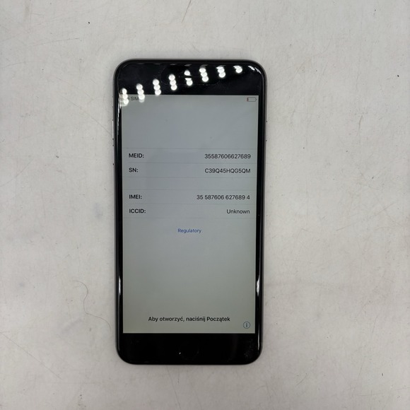 Apple Other - Apple iPhone 6 Plus - 64GB - Space Gray (Unlocked) A1522 (CDMA + GSM) Working